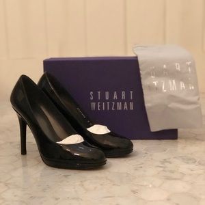 Stuart Weitzman Platswoon Leather Platform Pumps